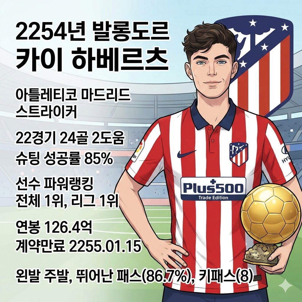 [속보] 하베르츠, 2254년 발롱도르 ';점령